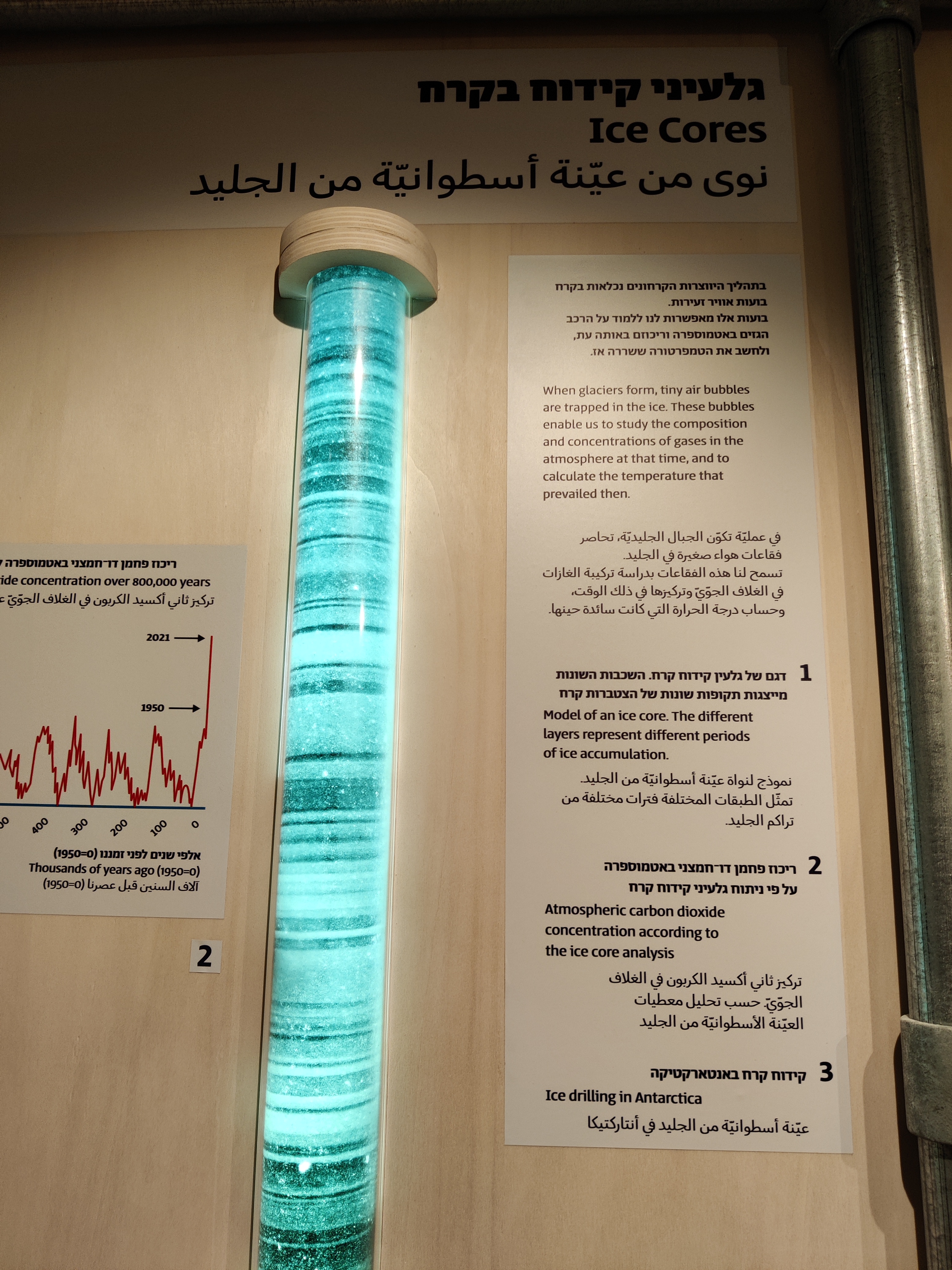 Climate Exhibition - Ice Cores